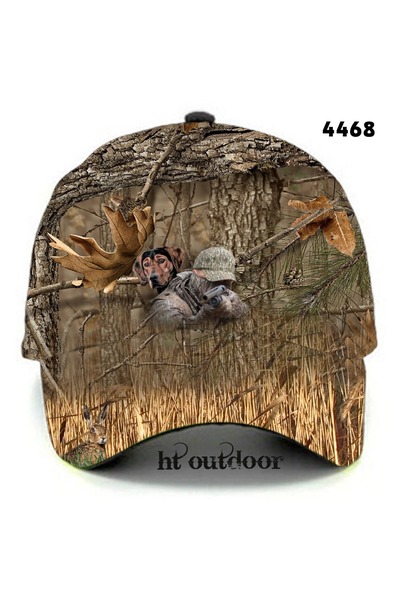 HT Outdoor Tavşan Desenli Avcı Şapka