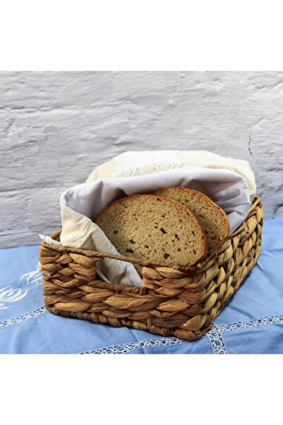VeraGreen Pungă căptușită pentru pâine 2 kg, din material textil, cu șnur și dop, flori colorate, mărimea M