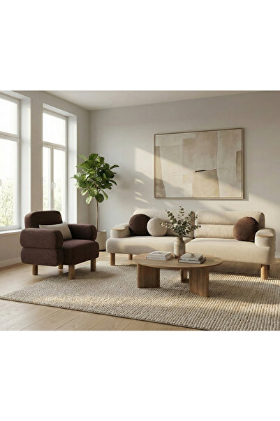 Zem Legna Bohem Koltuk Takımı, 1 Adet Kanepe ve 1 Adet Berjer