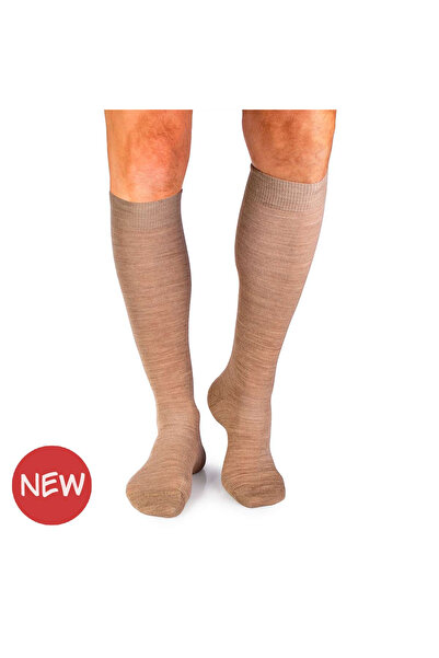 Pirin Hill Șosete lungi 3/4 din lână fină bej