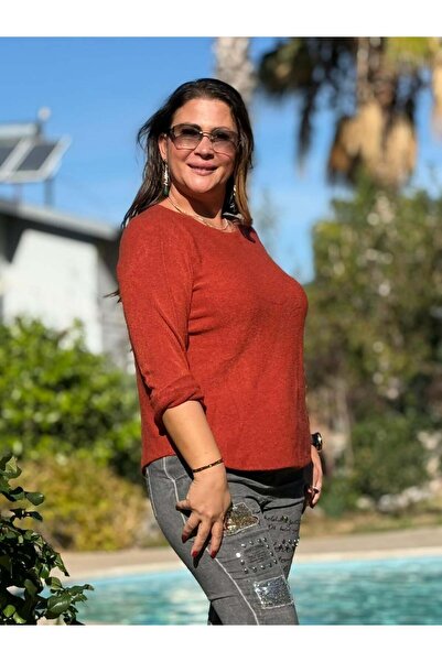 Punta Otantik Nc22325 Simit Yaka Italian Basic Angora Blouse Cream