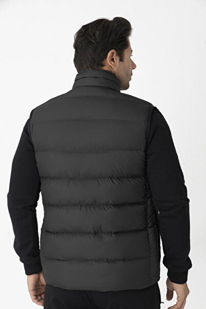 Crozwise Filled Men's Puffer Vest Black 4018-10