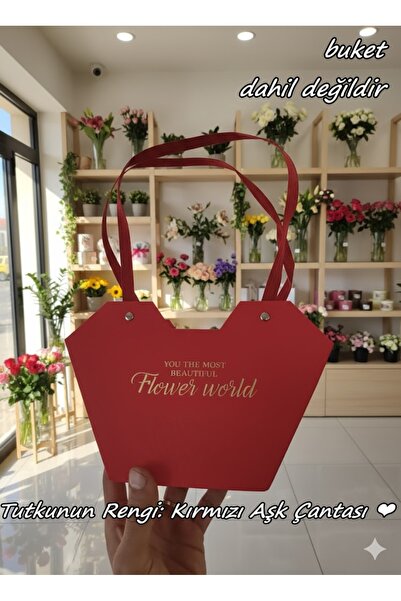 hobidaşım Romantik "Flower World" Çiçek Çantası