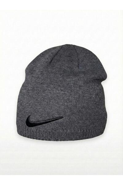 Nike Striped wool blend hat, Unisex, One Size, Grey