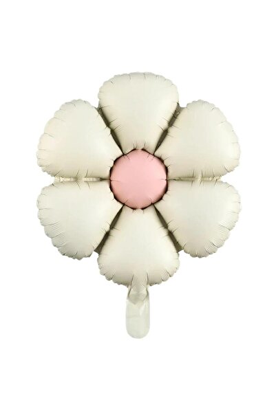 RÖNESANS PARTİ Retro Caramel Color Daisy Foil Balloon