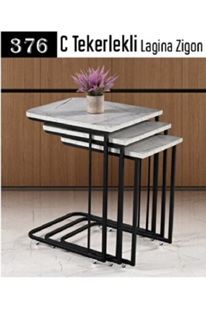 EVİM ŞAHANE MOBİLYA EVİM ŞAHANE C TEKERLEKLİ LAGİNA ZİGON