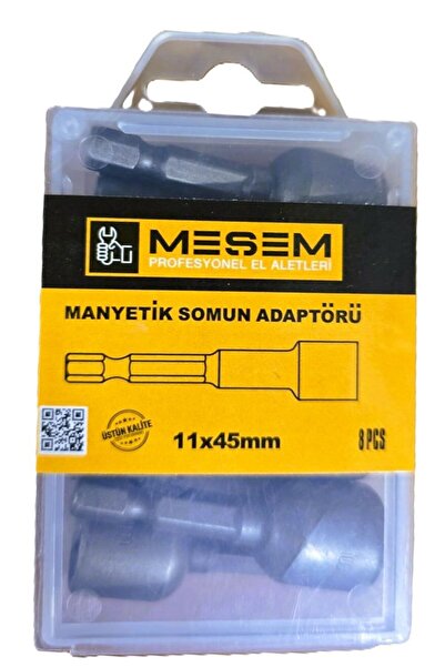 Meşem MEŞEM-3603-MANYETİK SOMUN ADAPTÖRÜ 11X45MM (8 ADET)