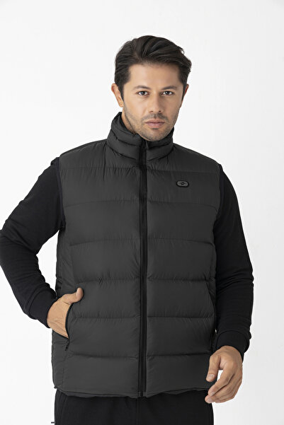 Crozwise Filled Men's Puffer Vest Black 4018-10