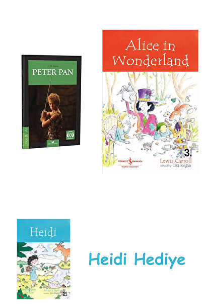 Bloomsbury Етап 3 Питър Пан + Алиса в страната на чудесата + Хайди