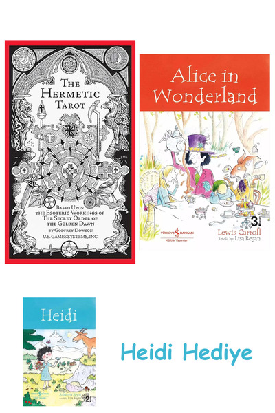 Bloomsbury Pachet de tarot ermetic + Alice în Țara Minunilor + Heidi