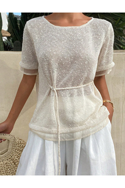 Sheya Shein DAZY T-shirt, cream