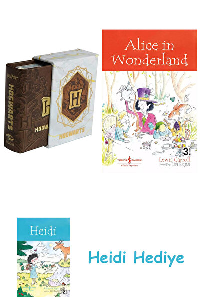 Bloomsbury هاري بوتر: مدرسة هوجورتس للسحر والساحرة + أليس في بلاد العجائب + هايدي