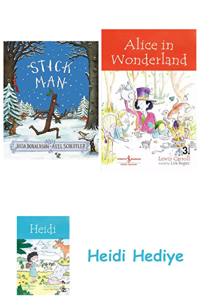 Bloomsbury Stick Man + Αλίκη στη χώρα των θαυμάτων + Χέιντι