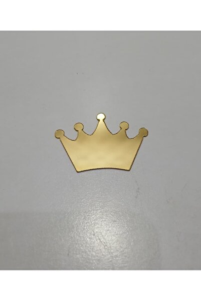 PAŞAOĞLU PLEKSİ 4cm Pleksi yapışkanlı Taç, Duvar kağıdı, Doğum Günü, Sticker,...