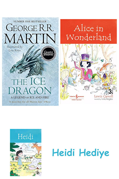Bloomsbury تنين الجليد + أليس في بلاد العجائب + هايدي
