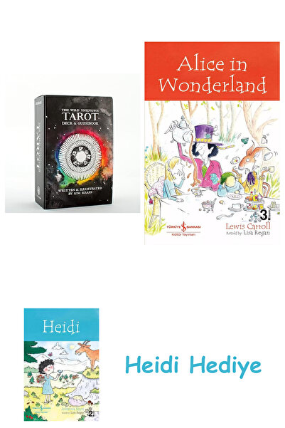 Bloomsbury THE WILD UNKNOWN TAROT DECK AND GUIDEBOOK + Alice in Wonderland + Heidi