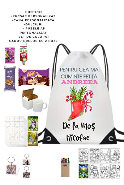 CrisPrint Set cadou Moș Nicolae sau Crăciun pentru fata