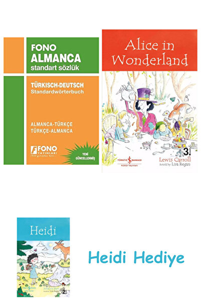 Bloomsbury German / Turkish - Turkish / German Standard Dictionary + Alice in Wonderland + Heidi