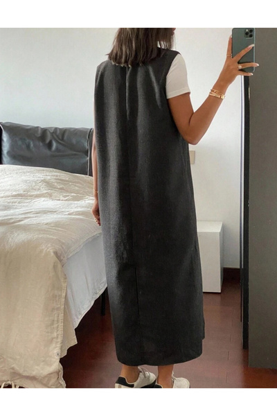 Sheya Shein midi dress, gray