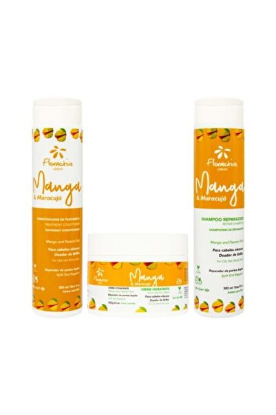 floractive مجموعة العناية بالشعر بالمانجو والفواكه الاستوائية