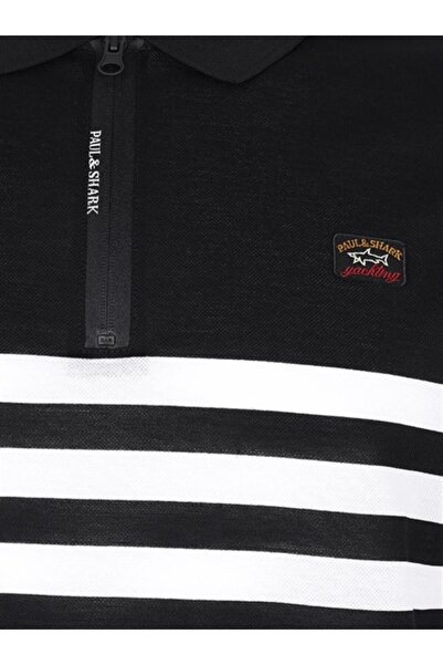 PAUL&SHARK MEN'S KNITTED POLOSHIRT C.WCOTTON