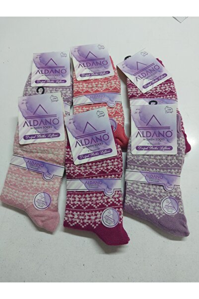 Aldano Çorap Aldano Wool Winter Socks Μάλλινες κάλτσες 12 τμχ ΜΙΚΤΟ ΧΡΩΜΑ μέγεθος 36-40