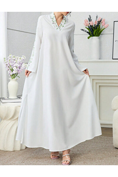 Sheya Shein maxi dress, white