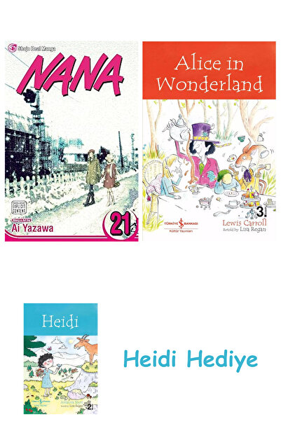 Bloomsbury Нана, том 21: Том 21 + Алиса в страната на чудесата + Хайди