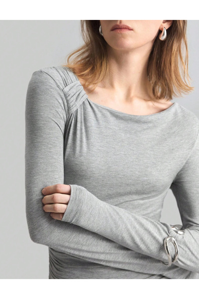 Sheya Shein maxi dress, gray