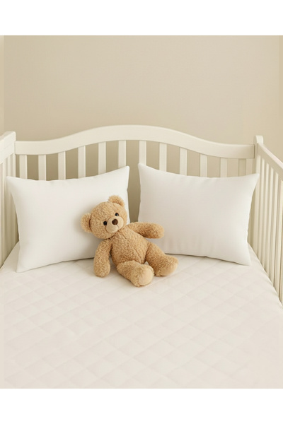 Mimiko Satin Pillowcase & Throw Pillow Cover 100% Cotton Ultra Soft Ribbon Tie Detail 35X45 Pack of 2