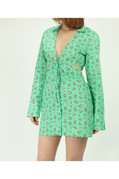 Noisy May Short Dress, Green