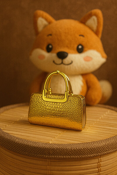 Hunter Altın Mini Çanta Tasarım Gazlı Çakmak