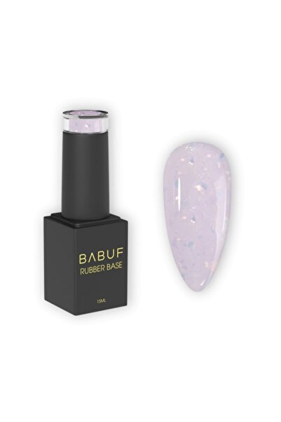 BABUF Dreamy Elixir Rubber Base 15ml – Self-Leveling Base with Iridescent Reflections