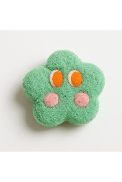 iğne izi Broșă cu flori din pâslă, realizată manual, cataramă, coroană, lucra...