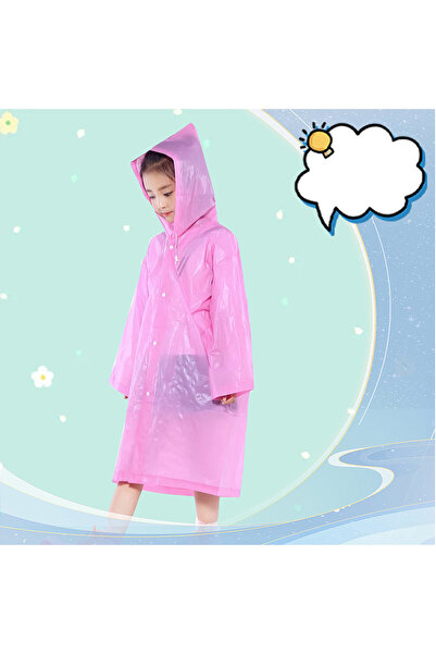 OEM EVA children's raincoat, waterproof – Universal size 90-150 cm. Transpare...