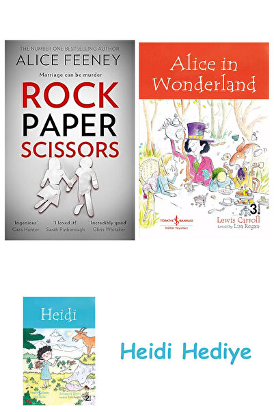Bloomsbury Πέτρα, Χαρτί, Σκόρτσο + Η Αλίκη στη Χώρα των Θαυμάτων + Η Χίντι