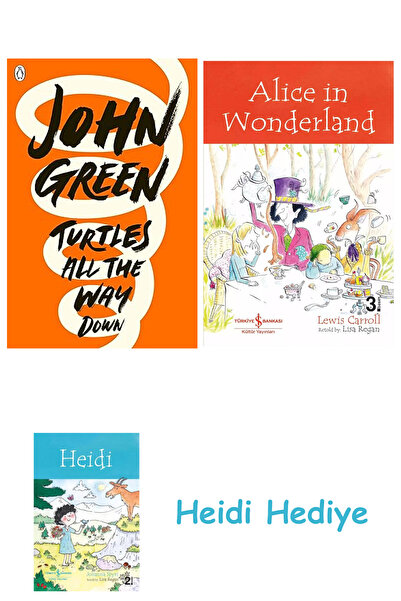 Bloomsbury Turtles All the Way down + Alice in Wonderland + Heidi
