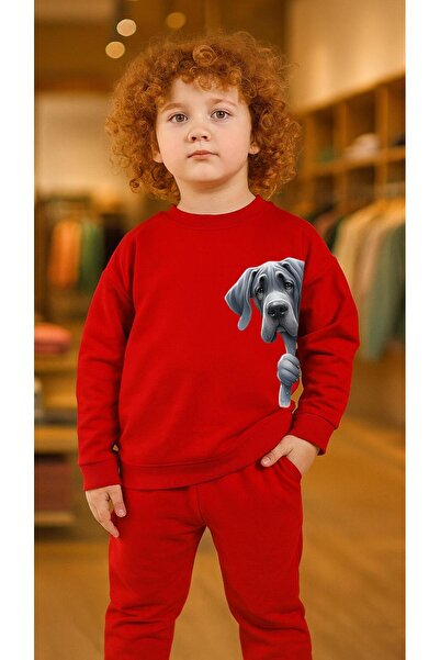 playwear Παιδικό Φούτερ Σετ με Στάμπα BLAC για Κορίτσια και Αγόρια, Λαιμόκοψη...