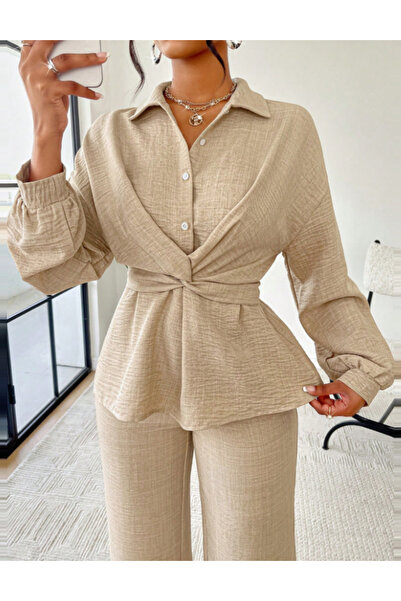 Sheya Shein outfit, beige