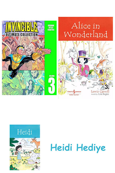 Bloomsbury القويون: المجموعة النهائية المجلد 3 + أليس في بلاد العجائب + هايدي