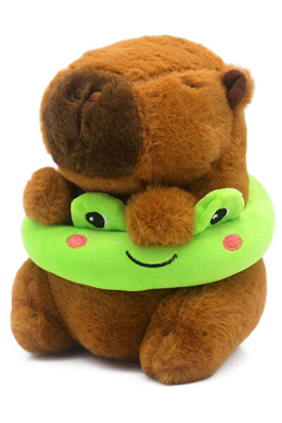 OEM Capybara Plush With Brooch 22 cm – Ultra-Soft, Adorable Design & Fine Details, Christmas Gift