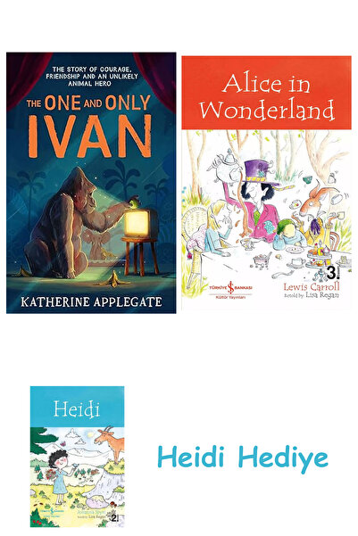 Bloomsbury Ο μοναδικός Ιβάν + Η Αλίκη στη χώρα των θαυμάτων + Η Χέιντι