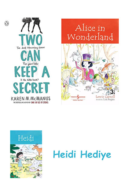 Bloomsbury Two Can Keep a Secret: Tiktok Made Me Buy It + Alice in Wonderland + Heidi