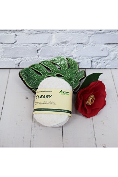 VeraGreen Dischete demachiante reutilizabile din bumbac, ovale, zero waste, 7 buc