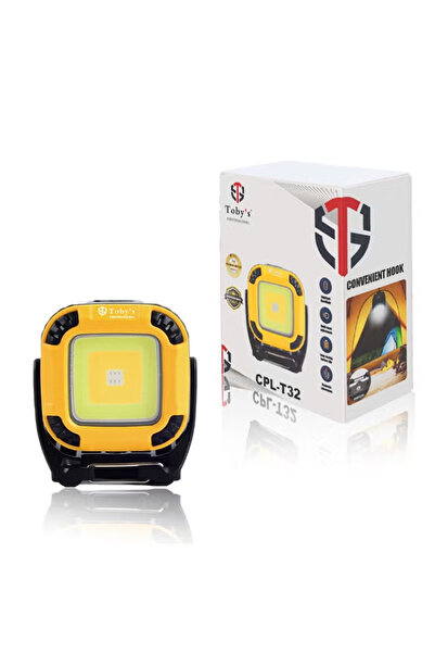TOBYS Toby’s Rechargeable LED Light with Magnetic Base, Adjustable Brightness & SOS Mode for Outdoor Use