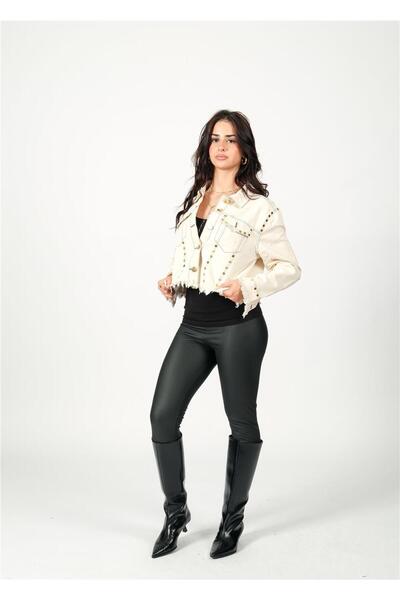NIXIE COLLECTION Krem Gold Troklu Kot Ceket
