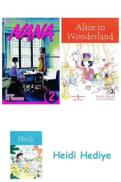 Bloomsbury Нана, том 2 + Алиса в страната на чудесата + Хайди