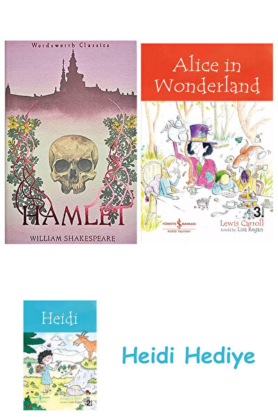Bloomsbury هامليت + أليس في بلاد العجائب + هايدي