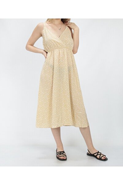 Evendi Short dress, Yellow