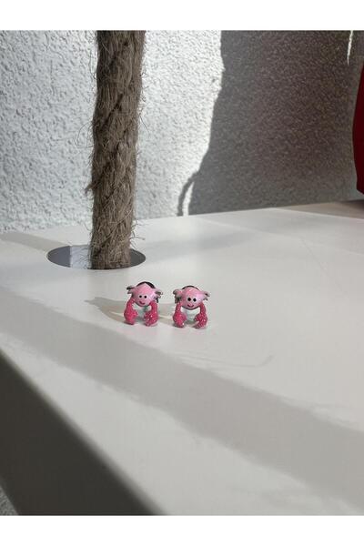 Tep's Jewellery Çocuk Gümüş Mineli Yengeç Küpe